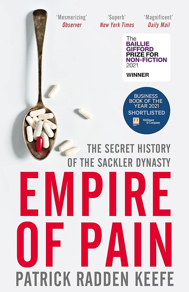 Empire of Pain: the Secret History of the Sackler Dynasty cover image