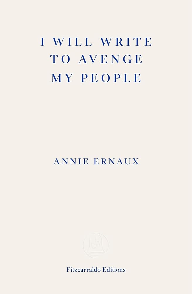 I Will Write to Avenge My People The Nobel Lecture cover image