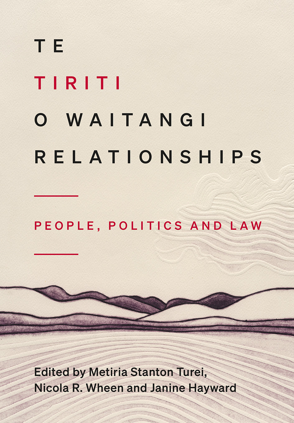 Te Tiriti o Waitangi Relationships People, Politics and Law cover image